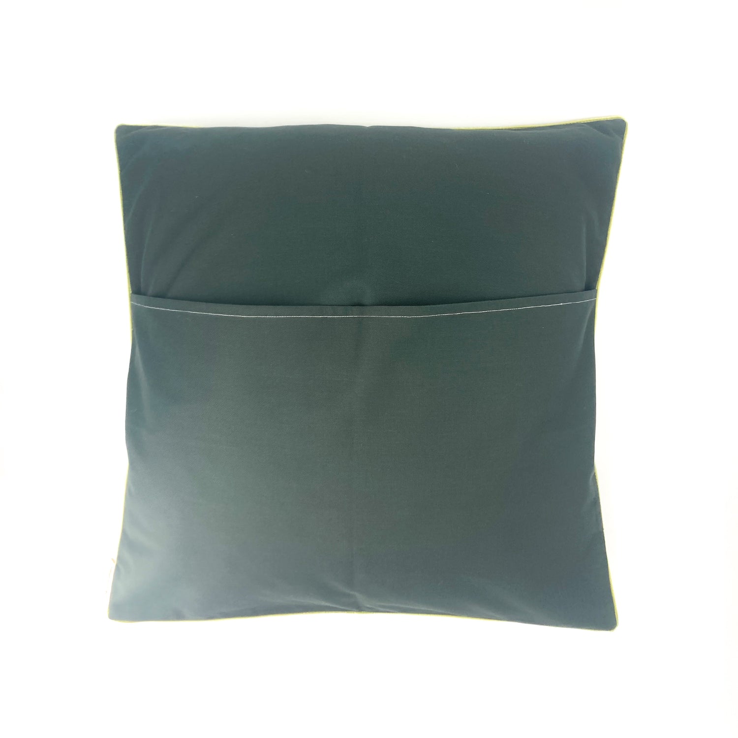 Coussin vert uni